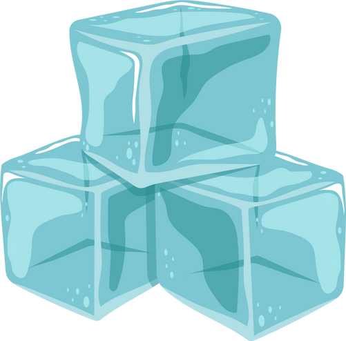 Ice Cubes Illustration 